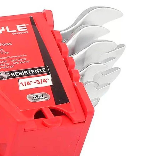 Jogo de Chave Fixas 1/4" a 3/4" 5 peças - Mayle