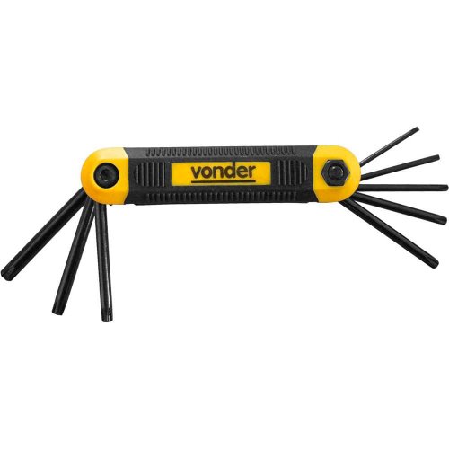 Jogo de Chave Torx T09 a T40 VTX-3 CRV - 8 peças - Vonder