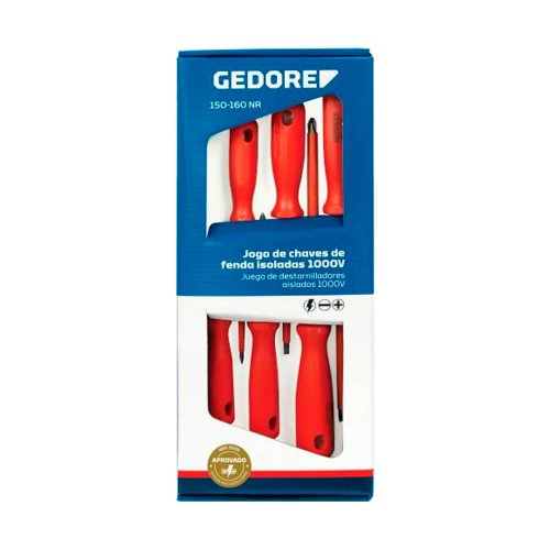 Jogo de Chaves Fenda/Phillips 150-160NR - Gedore