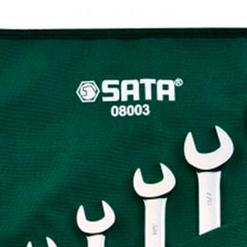 Jogo de Chaves Fixas 1/4" x 5/16" a 15/16" x 1" 7 Peças - Sata