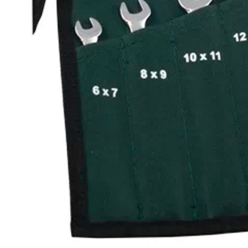 Jogo de Chaves Fixas 6x7 a 19x21mm - 7 Peças - Sata