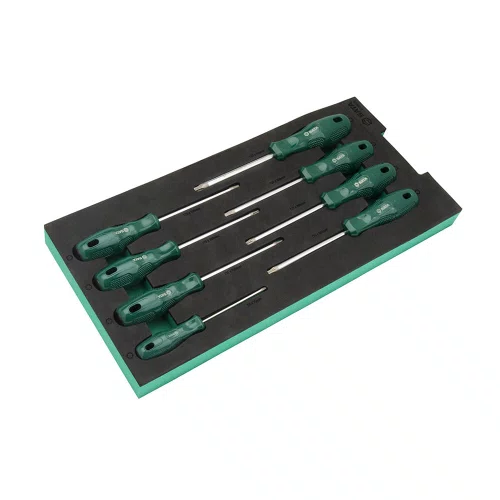Jogo De Chaves Retas Torx com 8 Peças Em Berço EVA SATA - ST09917G