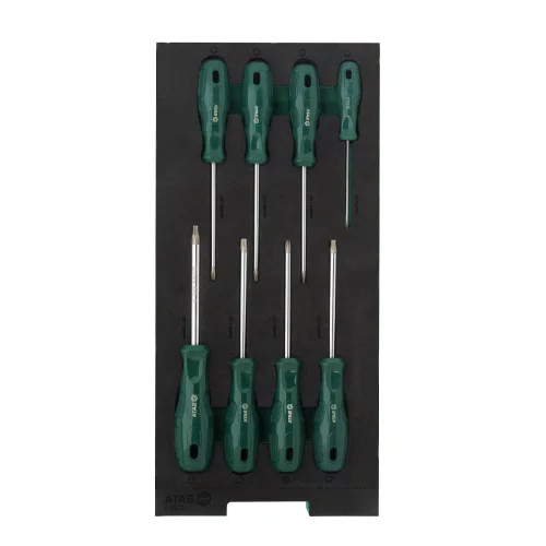 Jogo De Chaves Retas Torx com 8 Peças Em Berço EVA SATA - ST09917G