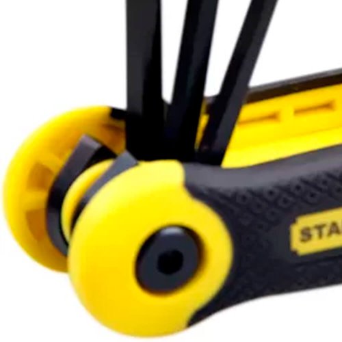 Jogo de Chaves Torx 8 Peças - Canivete Borracha - Stanley
