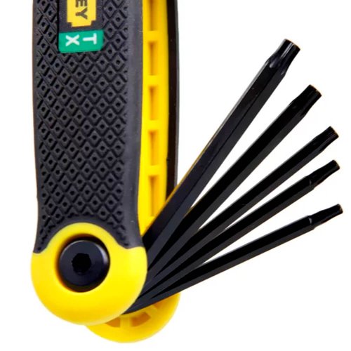 Jogo de Chaves Torx 8 Peças - Canivete Borracha - Stanley
