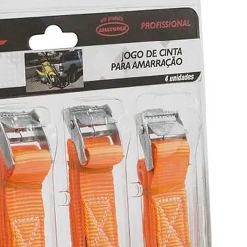 Jogo de Cintas para Amarração com Catraca 250 KG X 1.5 M - Noll