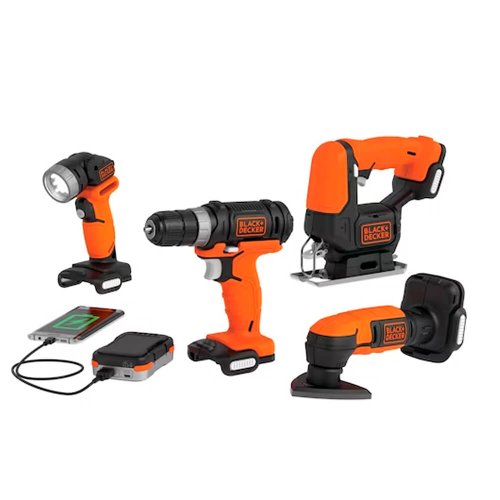 Jogo De Ferramentas BDCK502C1-B Gopak 12V MAX LI-ION 5 - Black & Decker