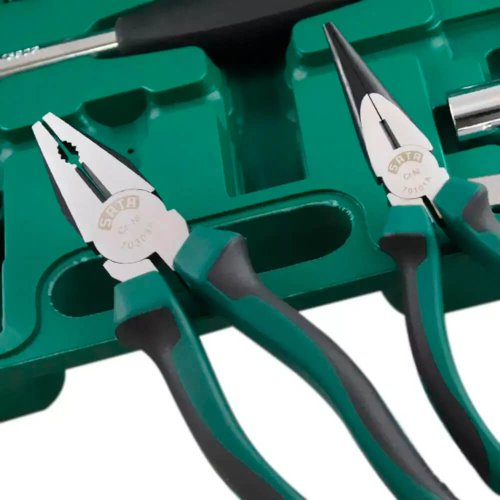 Jogo de Ferramentas e Soquetes Sextavado T 1/2" com 26 peças - Sata