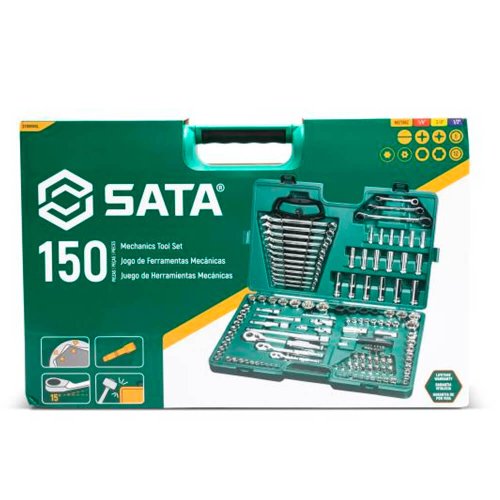 Jogo de Ferramentas Manuais Profissional 150 peças ST09510L - Sata