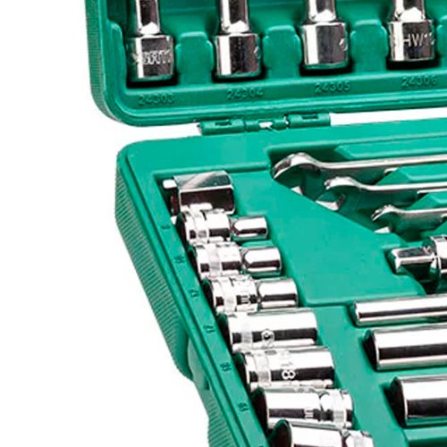 Jogo de Ferramentas Para Oficina 50 Peças - ST09508 - Sata