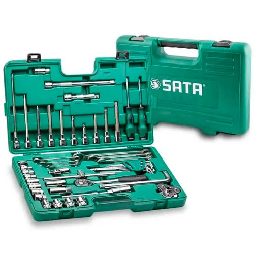 Jogo de Ferramentas Para Oficina 50 Peças - ST09508 - Sata