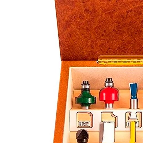 Jogo de Fresas 6 mm com 12 Peças - A-87921 - Makita