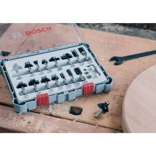 Jogo de Fresas Retas de 6 a 20mm com 6 peças - Bosch
