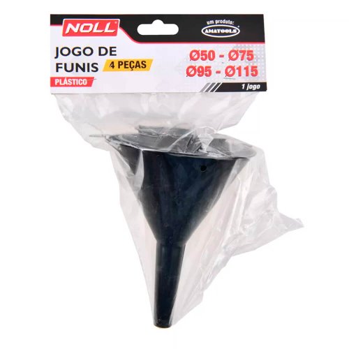 Jogo de Funis 115mm com 4 peças - Noll