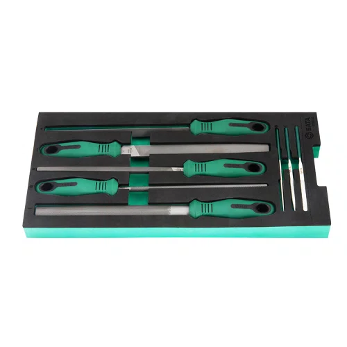 Jogo de Limas com 8 Peças Em Bandeja EVA - Sata ST09910G