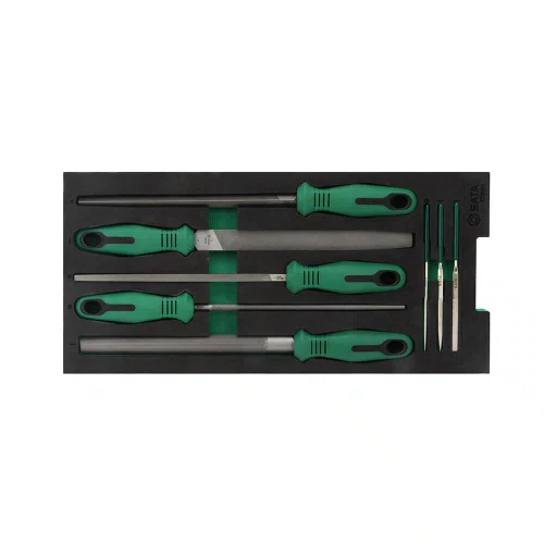 Jogo de Limas com 8 Peças Em Bandeja EVA - Sata ST09910G
