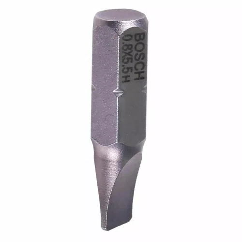 Jogo de Ponta Bits Fenda 25mm 0.8 x 5.5 - 2608521226 - Bosch