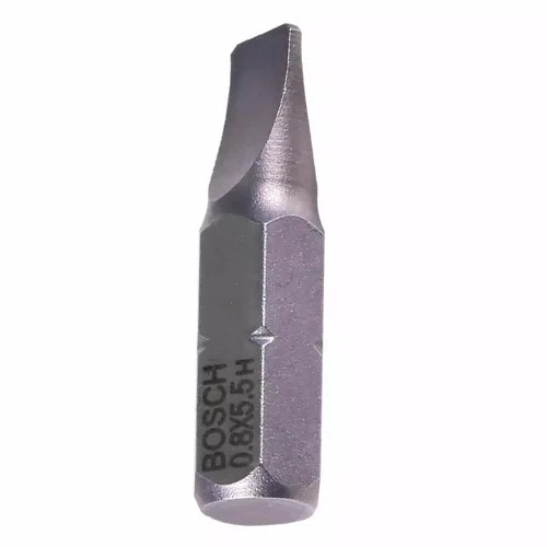 Jogo de Ponta Bits Fenda 25mm 0.8 x 5.5 - 2608521226 - Bosch