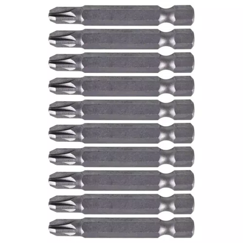 Jogo de Ponta Bits Pozidriv PZ3 x 50mm com 10 peças - 001693-0 - Makita