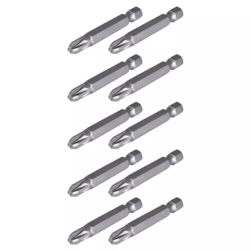 Jogo de Ponta Bits Pozidriv PZ3 x 50mm com 10 peças - 001693-0 - Makita