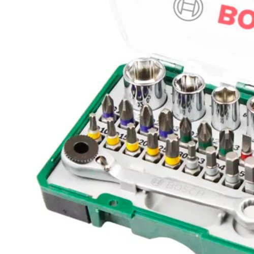 Jogo de Pontas Bits e Soquetes para Parafusar 27 peças - Bosch