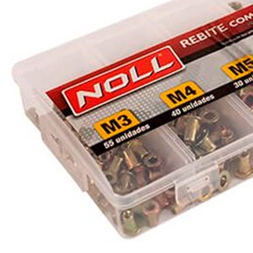 Jogo de Rebite com Rosca M3 a M12 - 246.0047 - Noll