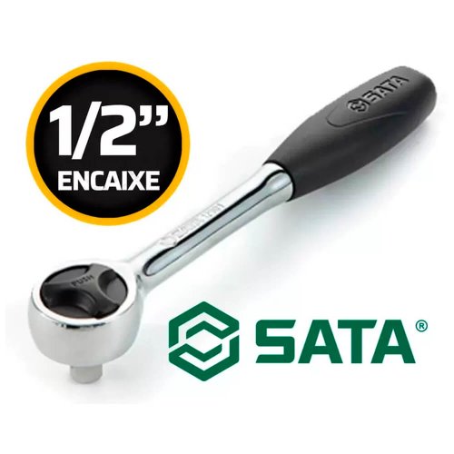 Jogo De Soquete 1/2" 10-24mm Com 17 Peças - Sata