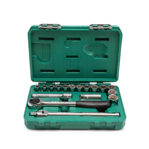 Jogo De Soquete 1/2" 10-24mm Com 17 Peças - Sata