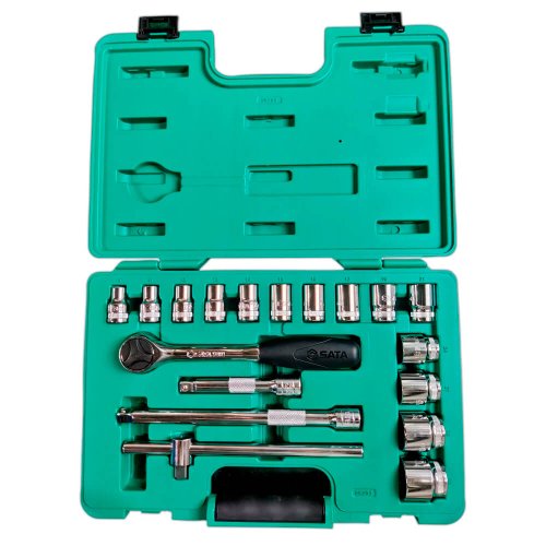 Jogo De Soquete 1/2" Com 8 Peças - Sata