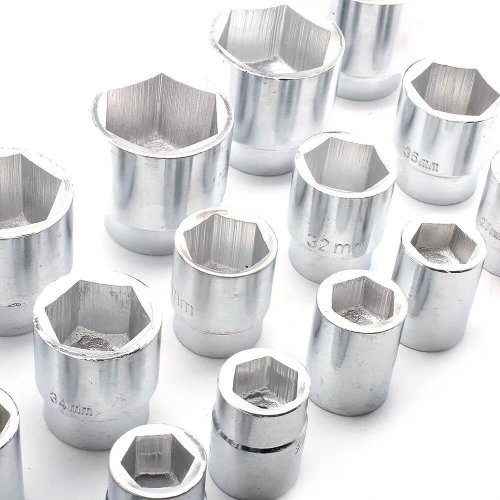Jogo De Soquete 3/4" 19-50mm com 20 Peças - 135369 - MTX