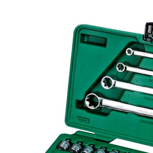 Jogo de Soquete 3/8" Chaves E-Torx 3/8" 35 peças - Sata