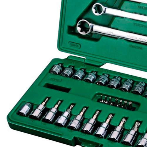 Jogo de Soquete 3/8" Chaves E-Torx 3/8" 35 peças - Sata