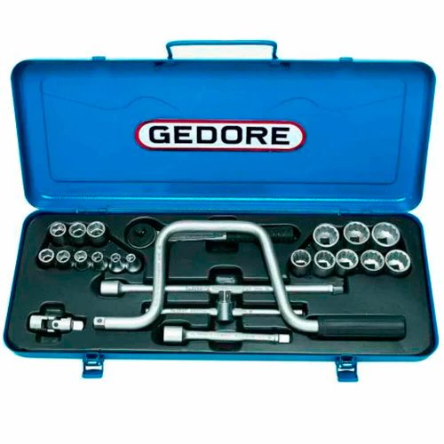 Jogo de Soquete e Acessórios 3/8" - 6 a 22mm - Gedore
