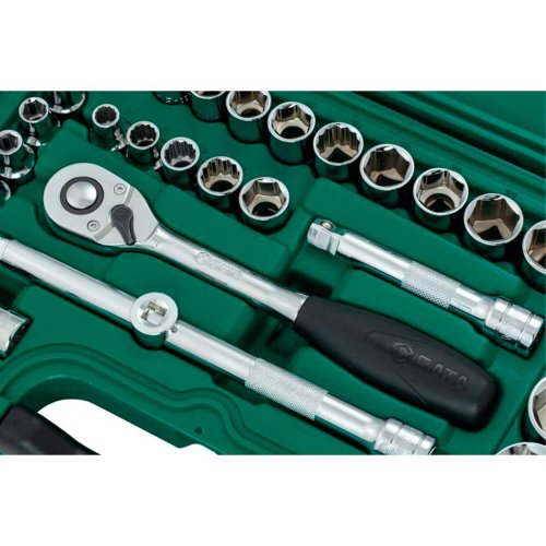 Jogo de Soquete e Chaves 1/2" 33 Peças - ST09099 - Sata