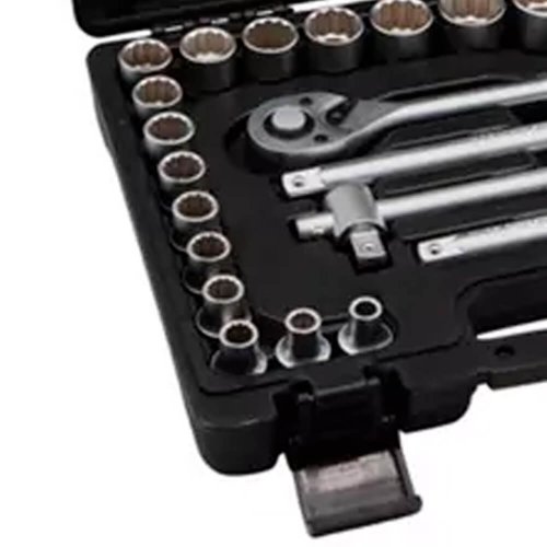 Jogo de Soquete Estirado Encaixe 1/2" 8 a 32mm com 24 peças - Stels
