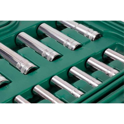 Jogo de Soquete Sextavado 1/4" 1/2" 86 Peças - ST09013SJ - Sata