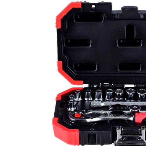 Jogo de Soquete Sextavado 1/4" RED com 16 peças - Gedore