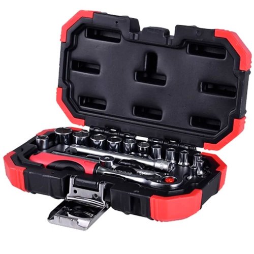 Jogo de Soquete Sextavado 1/4" RED com 16 peças - Gedore