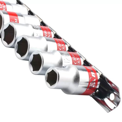 Jogo De Soquete Sextavado 10-22mm CRV 1/2" 10 Peças - MTX