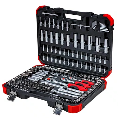 Jogo de Soquete Sextavado com Encaixe 1/4", 3/8" e 1/2" 172 peças - Gedore