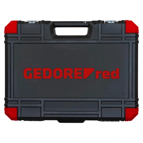 Jogo de Soquete Sextavado com Encaixe 1/4", 3/8" e 1/2" 172 peças - Gedore