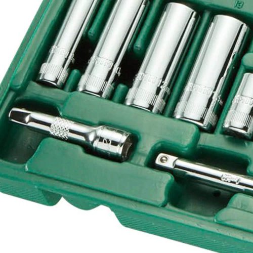 Jogo de Soquetes 1/4" com 20 Peças - Sata