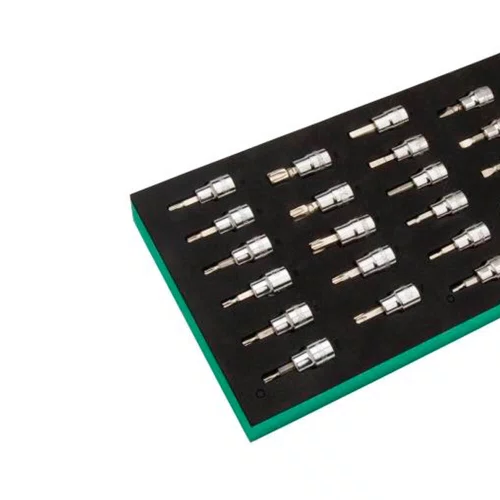 Jogo de Soquetes e Bits 3/8" com 28 peças - Sata