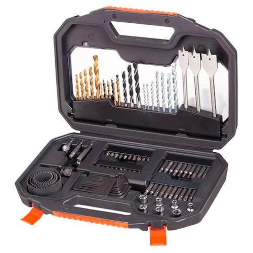 Jogo Furar e Parafusar A7187-XJ - 100 Peças - Black & Decker
