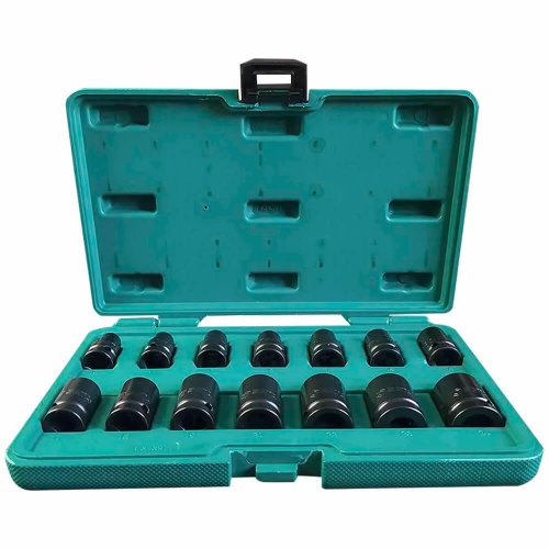 Jogo Soquete Impacto 1/2" De 10 à 24mm Sextavado - ST34397T - Sata