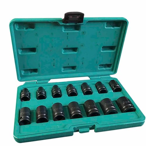 Jogo Soquete Impacto 1/2" De 10 à 24mm Sextavado - ST34397T - Sata