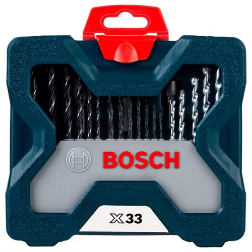 Jogo X-Line para Furar e Parafusar 33 peças e Maleta - Bosch