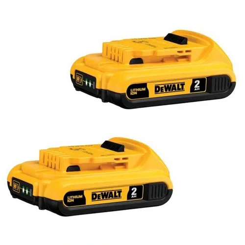 Kit 2 Baterias 2.0Ah 20V MAX com Carregador - Dewalt