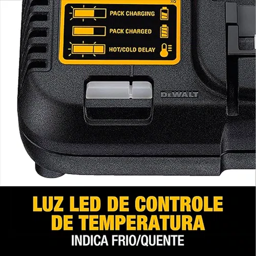Kit 2 Baterias 2.0Ah 20V MAX com Carregador - Dewalt