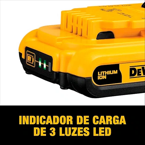 Kit 2 Baterias 2.0Ah 20V MAX com Carregador - Dewalt